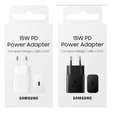 Samsung PD Power Adaptor (15W) | EP-T1510 (With Packing) (Black & Whit | Black
