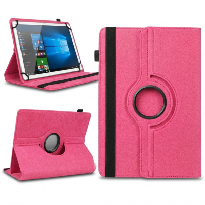 Foto von Universal Tablet and iPad Case, 360 Degree Rotating - 10.1 inch - Hot Pink