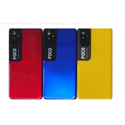 Xiaomi Poco M3 Pro 5G Back Cover With Camera Lens (Red) -LK
