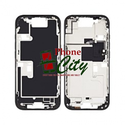Apple iPhone16 Pro Pulled Mid-Frame Housing+ BackCover with Some Small Parts No Battery(Black)-AAS