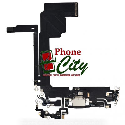 Apple iPhone 15 Pro Max Oem Charging Port Flex Cable (Black) - LSY