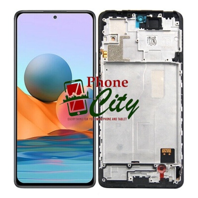 Xiaomi Redmi Note 10 Pro 4G OLED LCD Display Assembly With Frame(Black)-LGS