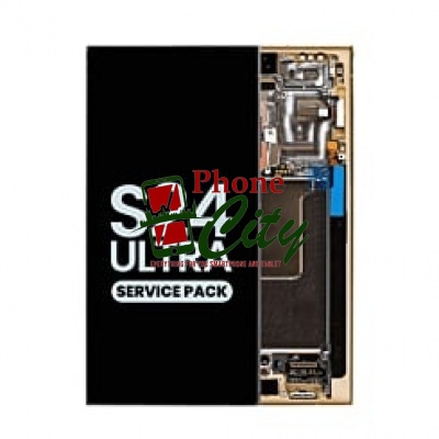 Samsung Galaxy S24 Ultra (SM-S928) Service Pack LCD Display Assembly With Frame (Yellow) -LGK