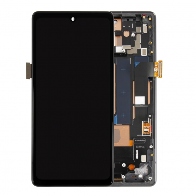 Foto van Google Pixel 7A OLED LCD Display Assembly Met Frame (Black)