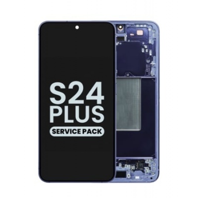 Samsung Galaxy S24 Plus (SM-S926) Service Pack LCD Scherm Met Frame (Violet) Foto van Samsung Galaxy S24 Plus (SM-S926) Service Pack LCD Scherm Met Frame (Violet)