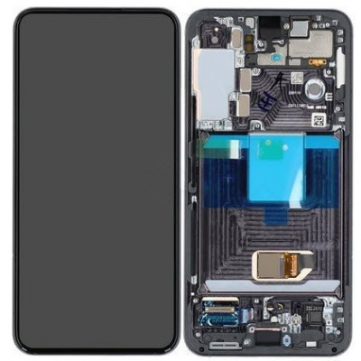 Samsung Galaxy S25 Service Pack LCD Display Assembly With Frame (Black / Drak Blue) Photo of Samsung Galaxy S25 Service Pack LCD Display Assembly With Frame (Black / Drak Blue)
