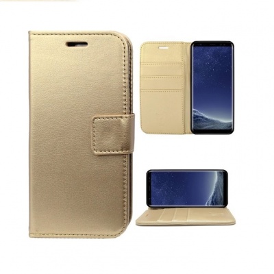 Book Case For Samsung S10E -Gold
