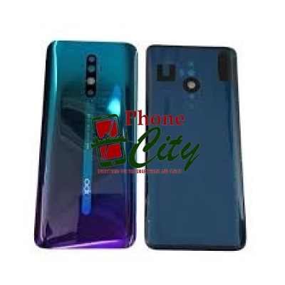 Oppo Reno2 Z Back Cover + Camera Glass Lens (Blue) - LU