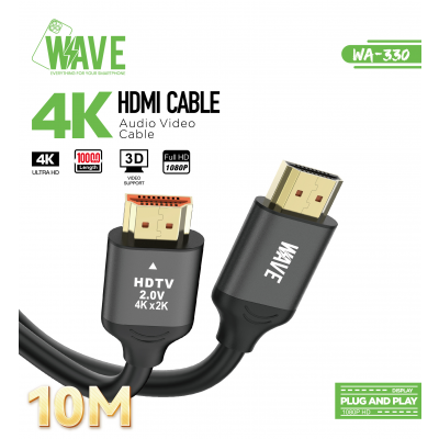 Wave WA-330 HDMI 4K Cable 10M Photo of Wave WA-330 HDMI 4K Cable 10M