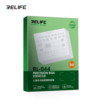 Photo of RELIFE RL-044 IPZ4 For iPhone 8 / 8 Plus / X Series BGA Reballing Stencils Middle Layer Ball Plantin