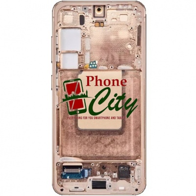 Samsung Galaxy S24 (SM-S921B) Service Pack LCD Display Assembly With Frame ( Orange) -LLC