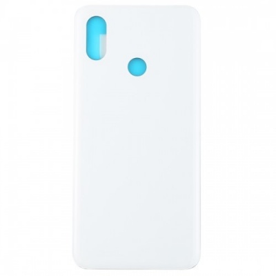 Xiaomi Mi 8 Back Cover With Camera Glass Lens (White)