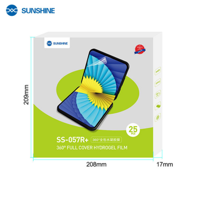 SUNSHINE SS-057R+ 360° fully wraps hydrogel film (25 PCS) Foto van SUNSHINE SS-057R+ 360° fully wraps hydrogel film (25 PCS)