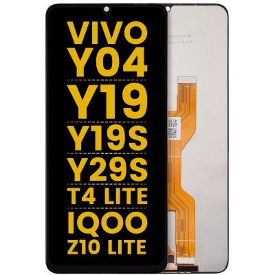 Foto van Vivo Y04 / Y29s / Y19 / Y19s / T4 Lite / iQOO Z10 Lite LCD Scherm Zonder Frame (Alle kleuren)