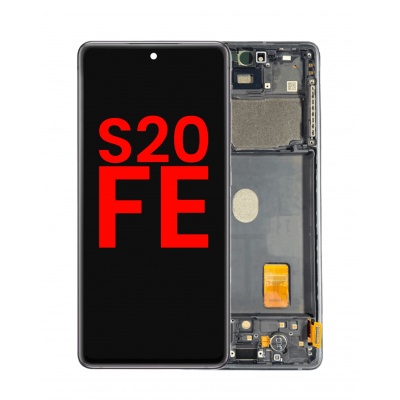 Samsung Galaxy S20 FE (SM-G780F) Refurbished LCD Scherm Met Frame (Navy Blauw / Zwart) Foto van Samsung Galaxy S20 FE (SM-G780F) Refurbished LCD Scherm Met Frame (Navy Blauw / Zwart)