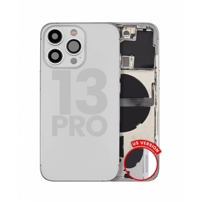 Foto van iPhone 13 Pro Pulled Behuizing Met onderdelen No Batterij (Wit)(USA Version)(B-Grade)