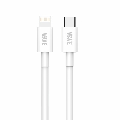 Foto von Wave WA-164 PD 20W USB-C To Lightning Cable 30 CM (White)