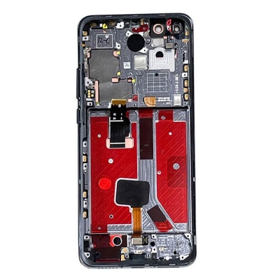 Huawei P40 Pro Refurbrished LCD Display Assembly With Frame (Black) - LLYS