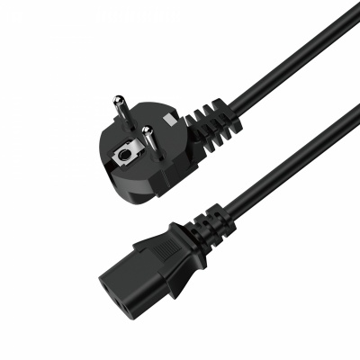 Foto von Wave Power Cable For PC / Computer | 3-Pole 10A 250V | EU Plug 1.5M | (WA-288)