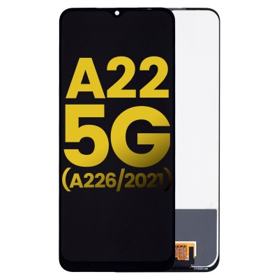 Samsung Galaxy A22 5G (A226B) service pack LCD Display Assembly No Frame (Black) -A