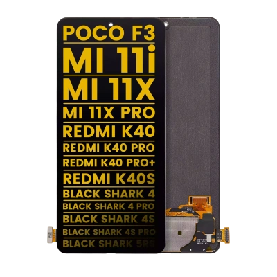 Xiaomi OLED LCD Display Assembly No Frame For Poco F3 / Poco F3 Pro / MI 11i / MI 11X / MI 11X Pro /