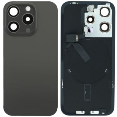 Foto von iPhone 15 Pro Pulled Back Glass With Steel Plate+Magnet+NFC - Black Titanium