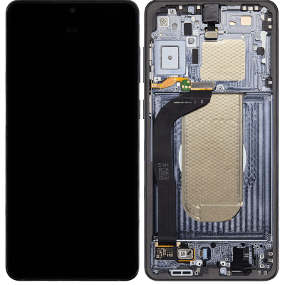 Foto von Samsung Galaxy S25 Edge (SM-S937B) Service Pack LCD Display Assembly With Frame (Black)