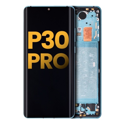 Huawei P30 Pro service pack New Edition LCD Assembly With Frame+Battery (02354NAP) (Aurora Blue)