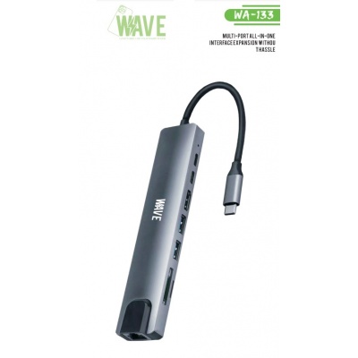 Wave WA-133 Smart docking station Type-C 8 in 1 -KS