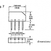 Afbeelding van GELIJKRICHTER 250V-1.5A (B250C-2300-1500)