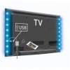 Afbeelding van USB TV-mood light LED 2 strips 50 cm RGB met afstandsbediening