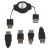 Afbeelding van Uittrekbare USB 2.0 kabelkit