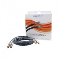 Foto van Stereo Audiokabel 2x RCA Male - 2x RCA Male 1.80 m Zilver