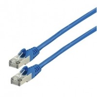 Foto van CAT7 PiMF Netwerkkabel RJ45 (8/8) Male - RJ45 (8/8) Male 1.00 m Blauw