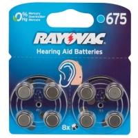 Foto van RAYOVAC ZINC AIR KNOOPCEL 1.4 V - 630 mAh 4600.745.418 (8 st/bl)