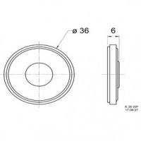 Foto van Miniature loudspeaker 8 Ohm 2 W