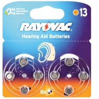 Foto van RAYOVAC ZINC AIR KNOOPCEL 1.45V-290mAh 4606.745.418 (8st/bl)