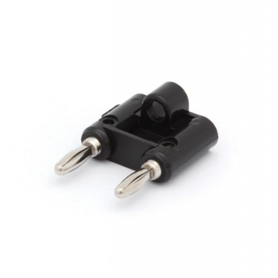 DUBBELE BANAANPLUG - ZWART