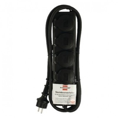 Power strip 4 socket IP44