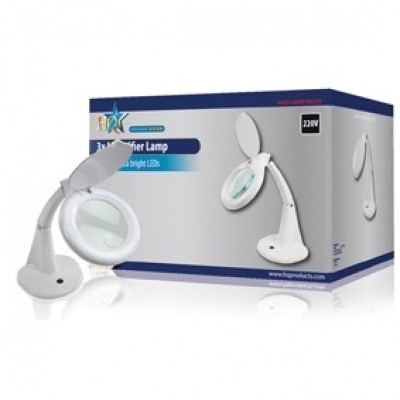 Tafelmodel loeplamp 5 W wit