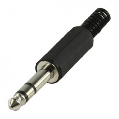 6.35mm stereo plug