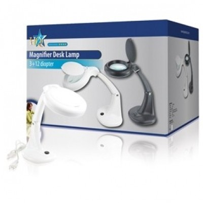 Tafelmodel loeplamp 3 W wit