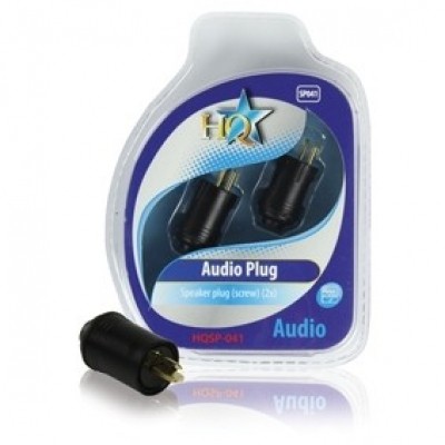 Audio connector luidspreker plug screw (2x)