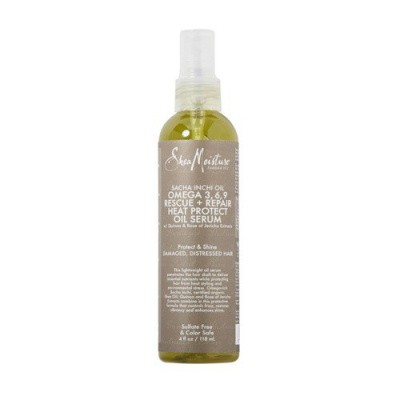 SHEA MOISTURE SACHA INCHI OIL OMEGA 3,6,9 RESCUE + REPAIR Heat Protect Oil Serum SHEA MOISTURE SACHA INCHI OIL OMEGA 3,6,9 RESCUE + REPAIR Heat Protect Oil Serum