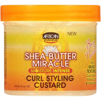 AFRICAN PRIDE Shea Miracle For Natural Hair Curl Styling Custard AFRICAN PRIDE Shea Miracle For Natural Hair Curl Styling Custard