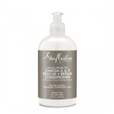 SHEA MOISTURE SACHA INCHI OIL OMEGA-3-6-9 RESCUE + REPAIR CONDITIONER SHEA MOISTURE SACHA INCHI OIL OMEGA-3-6-9 RESCUE + REPAIR CONDITIONER
