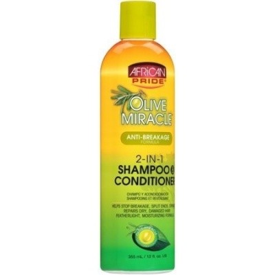AFRICAN PRIDE Olive Miracle 2 in 1 Shampoo & Conditioner AFRICAN PRIDE Olive Miracle 2 in 1 Shampoo & Conditioner
