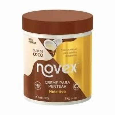 Foto van Novex Coconut Oil Leave-In Conditioner Moisturizing & Frizz Control 1000 ml