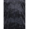 Afbeelding van D555 - Hewitt - Heren Plussize Shirt - Zwart - Grijs - Alover Print - Glimmend