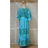 Afbeelding van ISG garment - Ibiza JURK - blauw aqua motief
